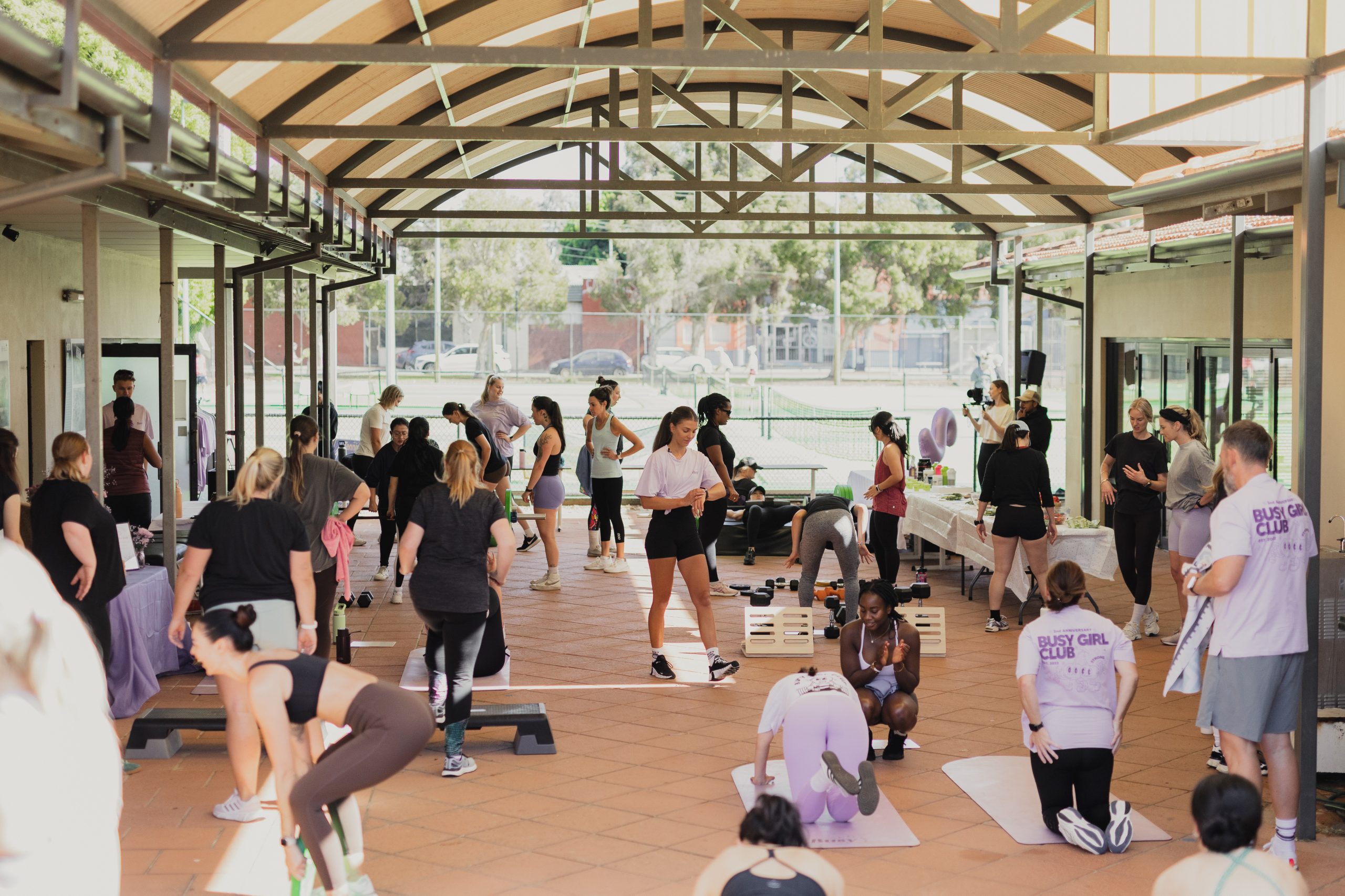 Busy Girls Club workout session