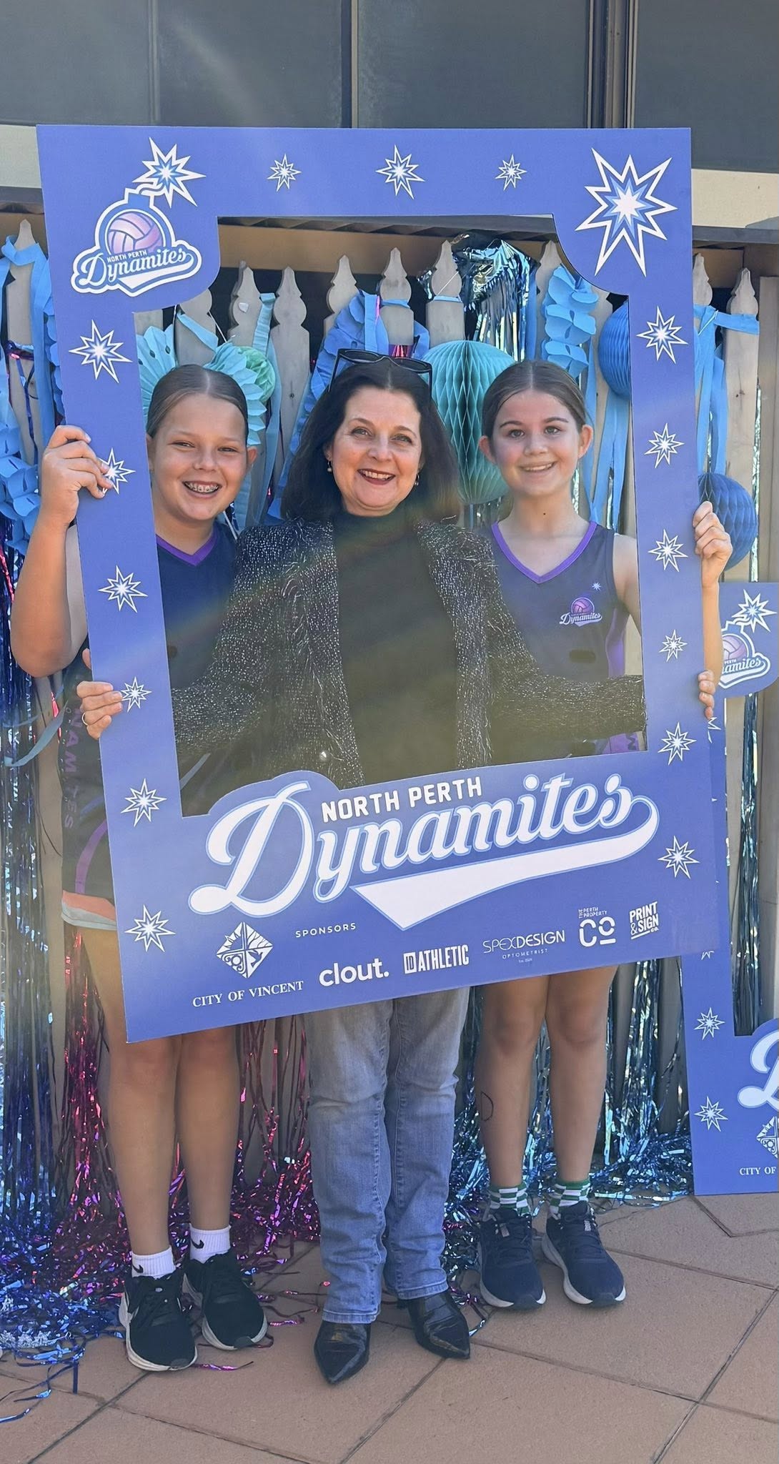City of Vincent Mayor at Dynamites Game On Launch Day